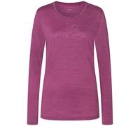 Bergzeit Basics Damen Kaikkialla Kunes Longsleeve (Größe XS, lila)