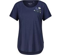 Bergzeit Basics Damen Meru Portoalegre T-Shirt (Größe XL, blau)
