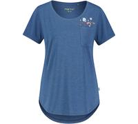 Bergzeit Basics Damen Meru Portoalegre T-Shirt (Größe XS, blau)