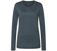 Bergzeit Basics Kaikkialla Kunes Damen Longsleeves Merino gruen Größe S Trekking Hautfreundlich Merinowolle