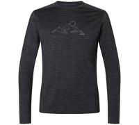 Bergzeit Basics Kaikkialla Kunes Herren Longsleeves schwarz Größe S Trekking Hautfreundlich Merinowolle
