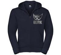 Berik Classic Z Zip Hoodie, grau-blau, Größe M für Männer