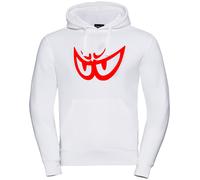Berik The Eye Hoodie, weiss-rot, Größe 2XL für Männer