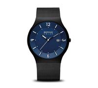 Bering 14440-227 Herrenuhr, Milanaise/Solar, Schwarz