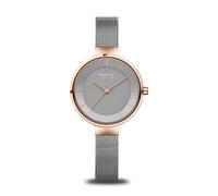 Bering 14631-369 Damenuhr, Milanaise/Solar, Grau