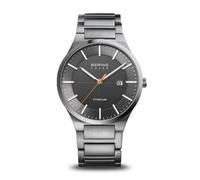 BERING Herren Uhr Solar Movement - Solar Collection mit Titan und Saphirglas 15239-779