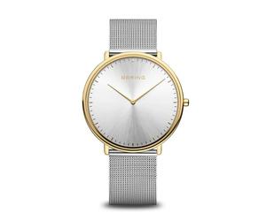 Bering 15739-010 Damenuhr, Milanaise, Silber