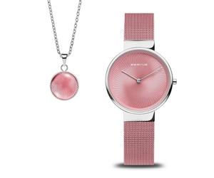 Bering - 19031-989-GWP - Geschenkset Armbanduhr + Halskette - Damen - Quarz
