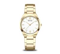 Bering 19932-734 Damenuhr, Edelstahl/Solar, Gold