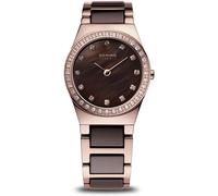 Bering 32426-765 Damen Armbanduhr Rosegold Edelstahl & Keramik