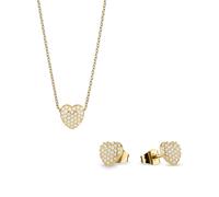 Bering 468-768-Gold Damenset, Kette/Ohrringe, Gold, Herz