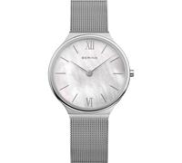 BERING Damen Uhr Quarz Movement - Ultra Slim Collection mit Edelstahl und Saphirglas 18434-000 - 3 ATM