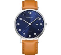 BERING Herren Uhr Quarz Movement - Titanium Collection mit Titan und Saphirglas 18640-568
