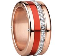 BERING Austauschbar Ringkombination für Damen in Rosé Gold & Rot mit einzigartigem Twist- & Change System, Nile
