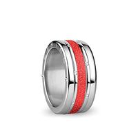 BERING Austauschbar Ringkombination für Damen in Silber & Rot mit einzigartigem Twist- & Change System, Lena