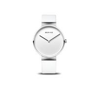 Bering Unisex Analog Japanisches Quarzwerk Uhr mit Leder Armband 14539-604
