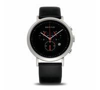 BERING Classic Unisex Uhr in Silber Glänzend mit Saphirglas und Edelstahlgehäuse