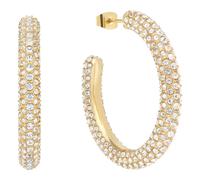 BERING Creolen Arctic Pavé Gold Glänzend