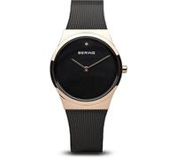 BERING Damen Analog Quarz Classic Collection Armbanduhr mit Edelstahl Armband und Saphirglas 12130-166