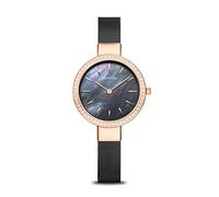 BERING Damen Analog Quarz Classic Collection Armbanduhr mit Edelstahl Armband und Saphirglas