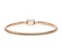 BERING Damen-Armband für Charms Edelstahl rosé 618-30-X0, Länge:19 cm