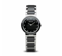 Bering Damen Armbanduhr Ceramic 25 mm Armband Edelstahl silber 10725-742