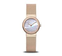 BERING Damen Armbanduhr Classic 26 mm Armband Edelstahl roségold glänzend 10126-366