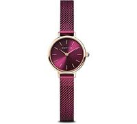 Bering Damen Quarz Uhr | Armbanduhr 22 mm roségoldenes Edelstahlgehäuse und lilanes Zifferblatt | Milanaisearmband | Saphierglas | 3 ATM | 11022-969