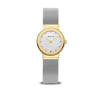 Bering Damen Quarz Uhr | Armbanduhr 26 mm Edelstahlgehäuse und Zifferblatt | Milanaisearmband | Saphierglas | 5 ATM | 10126