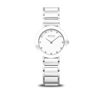 Bering Damen Quarz Uhr | Armbanduhr 29 mm Edelstahlgehäuse und Zifferblatt | Milanaisearmband | Saphierglas | 5 ATM | 11429