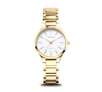 Bering Damen Quarz Uhr | Armbanduhr 30 mm Titangehäuse und Zifferblatt | Titanband mit Titanelementen | 10 ATM | 15630