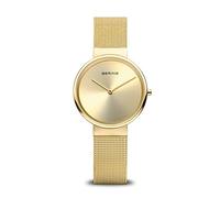 Bering Damen Quarz Uhr | Armbanduhr 31 mm Edelstahlgehäuse und Zifferblatt | Milanaisearmband | Saphierglas | 5 ATM | 14531
