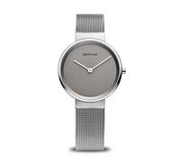Bering Damen Quarz Uhr | Armbanduhr 31 mm Edelstahlgehäuse und Zifferblatt | Milanaisearmband | Saphierglas | 5 ATM | 14531