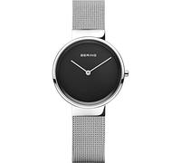 Bering Damen Quarz Uhr | Armbanduhr 31 mm Edelstahlgehäuse und Zifferblatt | Milanaisearmband | Saphierglas | 5 ATM | 14531