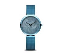 Bering Damen Quarz Uhr | Armbanduhr 32 mm Edelstahlgehäuse und Zifferblatt | Milanaisearmband | Saphierglas | 3 ATM | 18132