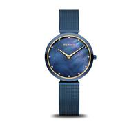 Bering Damenuhr Classic Collection 18132-399 – Quarz, Edelstahl, Saphirglas, 3 ATM
