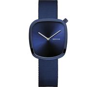 Bering Damen Quarz Uhr | Armbanduhr 34 mm Edelstahlgehäuse und Zifferblatt | Milanaisearmband | Saphierglas | 3 ATM | 18034