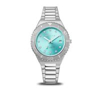 Bering Damen Quarz Uhr | Armbanduhr 36 mm Edelstahlgehäuse und Zifferblatt | Edelstahlband mit Edelstahlelementen | 10 ATM | 18936