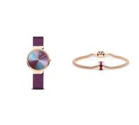 BERING Damen Quarz Uhr und Armband Set in Roségold | 31 mm Edelstahlgehäuse |190mm Armband | 10X31-Anniversary3 | GOH2-R-ME
