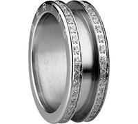 Bering Damen-Ring arctic symphony Außenring Edelstahl Zirkonia weiß Gr. 54 (17.2) - 523-17-73