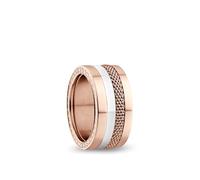 BERING Damen Ring in glänzendem roségold - Arctic Symphony Collection aus Edelstahl - Amstel 10
