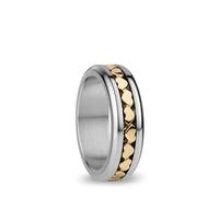 BERING Damen Ring in Silber glänzend - Arctic Symphony Collection mit Edelstahl - Verdon 7