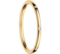 BERING Bering Damen-Edelstahlring Edelstahl Zirkon Gold 63