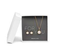 Bering Damen Schmuckset ForYou 427-707-Gold Edelstahl gelbgold IP