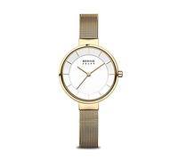 BERING Damen Uhr analog Quarz Solar mit Edelstahl Milanaisearmband 14631-324