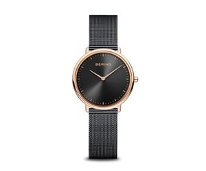 Bering Damen Uhr analog Quarz Solar mit Edelstahlarmband 15729-397