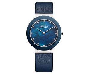 Bering Damen Uhr Armbanduhr Slim Ceramic - 11435-607 Leder