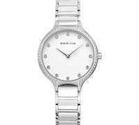 BERING Damen Uhr Quarz Movement - Ceramic Collection mit Edelstahl/Keramik und Saphirglas 30434-754 Armbandsuhren