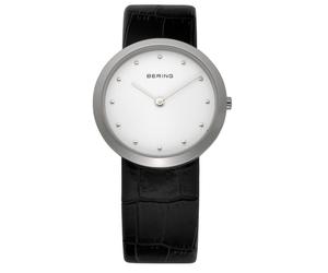 Bering Damen Uhr Armbanduhr Slim Classic - 10331-400 Leder