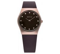 Bering Damen Uhr Armbanduhr Slim Classic - 11927-262 Meshband